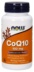 CoQ10 with Hawthorn Berry, 100mg - 90 vcaps