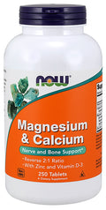 Magnesium & Calcium with Zinc and Vitamin D3 - 250 tablets