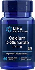 Calcium D-Glucarate, 200mg - 60 vcaps