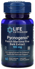 Pycnogenol French Maritime Pine Bark Extract, 100mg - 60 vcaps