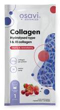 Collagen Hydrolysed Type I & III, Cherry & Strawberry - 22g (1 serving)