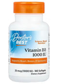 Vitamin D3, 1000 IU - 180 softgels
