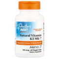 Natural Vitamin K2 MK7 with MenaQ7, 100mcg - 60 vcaps