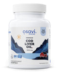 Norwegian Cod Liver Oil Softgels, 1000mg (Lemon) - 60 softgels